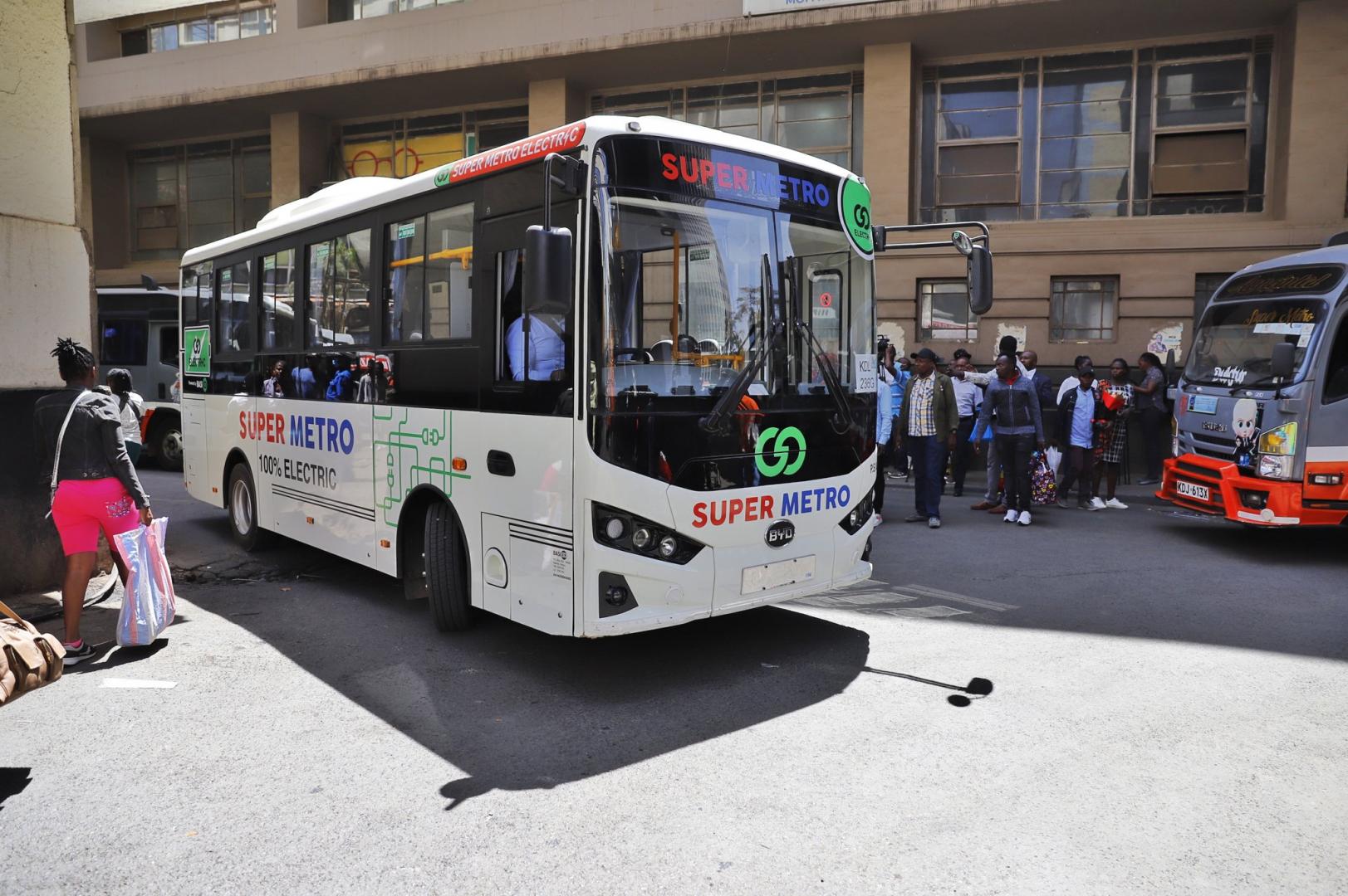Super Metro Launches An Electric Bus To Ply These Roads - Udaku News Kenya