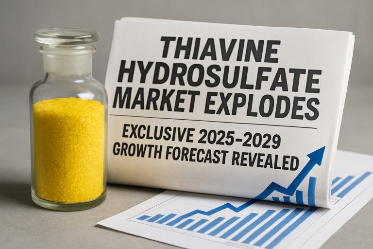 Tiavīna hidro sulfāta tirgus sprāgst: ekskluzīvs 2025-2029 izaugsmes prognoze atklāta!